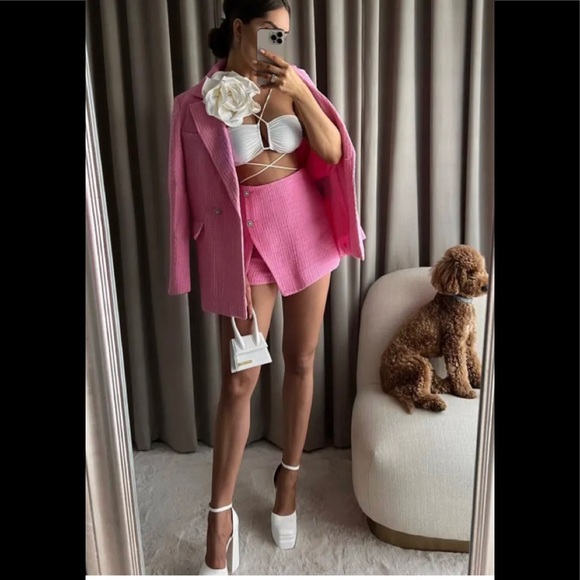 Zara Textured Blazer - Picture 9 of 14